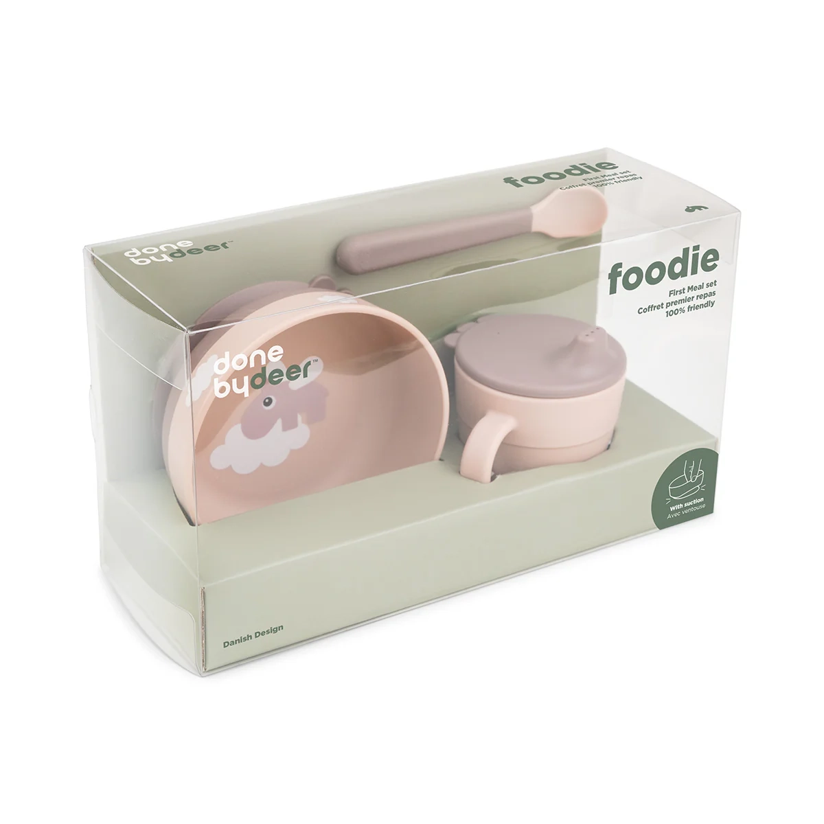 Foodie First Meal Set Happy Clouds Powder Packaging 5 At Baby House - Βρεφικά &Amp; Παιδικά Είδη